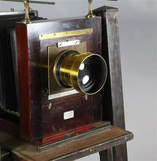 A Kodak Studio Camera No.3, 8in. x 6in., with Kodak Sliding Carriage Stand, W.31in. L.30in. H.49in.